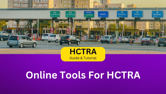 Online Tools For HCTRA Online Tools For HCTRA